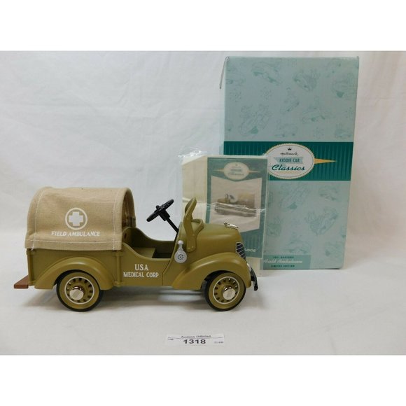 218/1318 Hallmark Kiddie Classics DIe Cast Car 1:6 1941 ~ Garton Field Ambulance - Picture 1 of 12